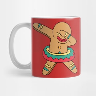 Cute Dabbing  Christmas Gingerbread Man Mug